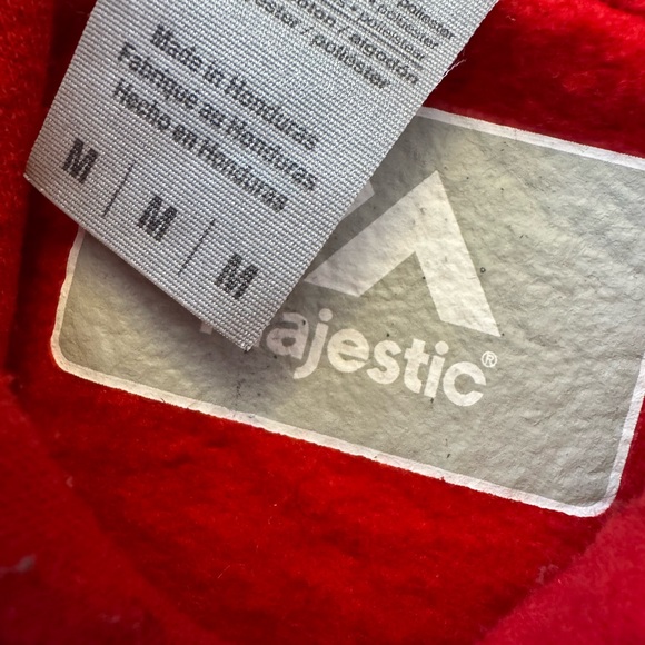 CINCINNATI REDS (Majestic) Red MLB Hoodie - Picture 5 of 10